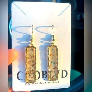 These are lovely and brand new MOONSTONE earrings.